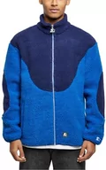 Kurtki męskie - STARTER BLACK LABEL Męska kurtka Starter Sherpa Fleece Jacket cobaltblue/darkblue XL, Cobaltblue/Darkblue, XL - miniaturka - grafika 1