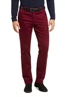 Spodenki męskie - MEYER Męskie spodnie Bonn bawełna - 2-8554 zielone - Super Stretch Winter Twill Chino, czerwony, 24 - miniaturka - grafika 1