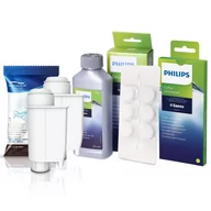Akcesoria i części do ekspresów do kawy - Zestaw Do Saeco Philips, AL-Inte+ 2 szt, Tabletki Czyszczące CA6704/10,  Odkamieniacz CA6700/00 250ml - miniaturka - grafika 1