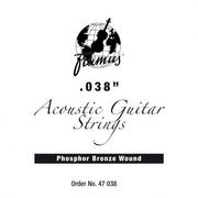 Struny gitarowe  - Framus Phosphor Bronze Single String 038 wound struna pojedyncza - miniaturka - grafika 1