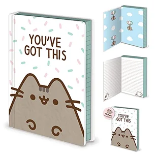 Pusheen (You've Got This) Furry Premium notatnik A5 - Pozostałe książki - miniaturka - grafika 1