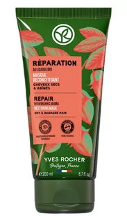 Yves Rocher Odbudowująca maska do włosów z olejkiem jojoba bio 200ml - Maski do włosów - miniaturka - grafika 1