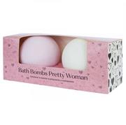 Kosmetyki do kąpieli - Pretty Woman kule do kąpieli Niezapominajka i Magnolia 2x120g - miniaturka - grafika 1