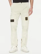 Spodnie męskie - Aeronautica Militare Spodnie materiałowe 251PA1387CT1493 Beżowy Regular Fit - miniaturka - grafika 1