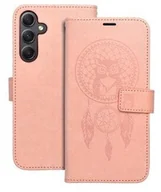 Etui i futerały do telefonów - Kabura MEZZO Book do XIAOMI Redmi Note 14 5G łapacz snów złoty róż - miniaturka - grafika 1