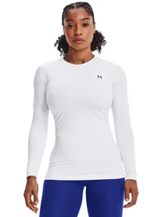 Under Armour Koszulka funkcyjna w kolorze białym - Koszulki sportowe damskie - miniaturka - grafika 1