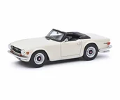 Samochody i pojazdy dla dzieci - Schuco Triumph Tr6 Roadster 1968 White  1:43 450915100 - miniaturka - grafika 1