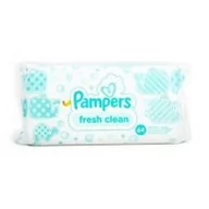 Chusteczki nawilżane - Pampers Chusteczki nawilżane Fresh Clean dla niemowląt 64 szt. - miniaturka - grafika 1