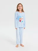 Piżamy dla dziewczynek - Sinsay - Piżama welurowa Frozen - błękitny - miniaturka - grafika 1