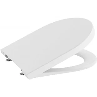 Roca Inspira Round Compacto Deska wolnoopadająca biały mat A80152C62B - Deski sedesowe - miniaturka - grafika 2