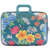 Torby na laptopy - Bombata Peonia 13" turkusowa - miniaturka - grafika 1
