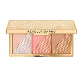 Bronzery i konturowanie twarzy - Revolution pro Revolution PRO Crystal Luxe Paleta do Konturowania Peach Royale RPRO-7209 - miniaturka - grafika 1