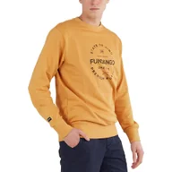 Swetry męskie - Bluza Warren Sweatshirt - żółta - miniaturka - grafika 1
