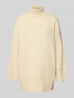 Swetry damskie - Golf o kroju relaxed fit z dzianiny z dodatkiem wełny model ‘AQUARIUS’ - miniaturka - grafika 1