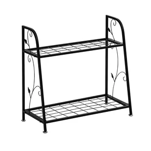 KWIETNIK METALOWY STOJAK NA KWIATKI CZARNY LOFT - Pozostałe ozdoby ogrodowe - miniaturka - grafika 1