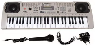 Duże Wielofunkcyjne Organy/Keyboard + Mikrofon + Zasilacz + USB... - Instrumenty muzyczne dla dzieci - miniaturka - grafika 1