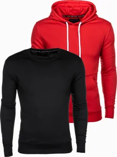 Ombre Zestaw bluz męskich BASIC - mix 2-pak V1 Z54 XXL - Bluzy męskie - miniaturka - grafika 1