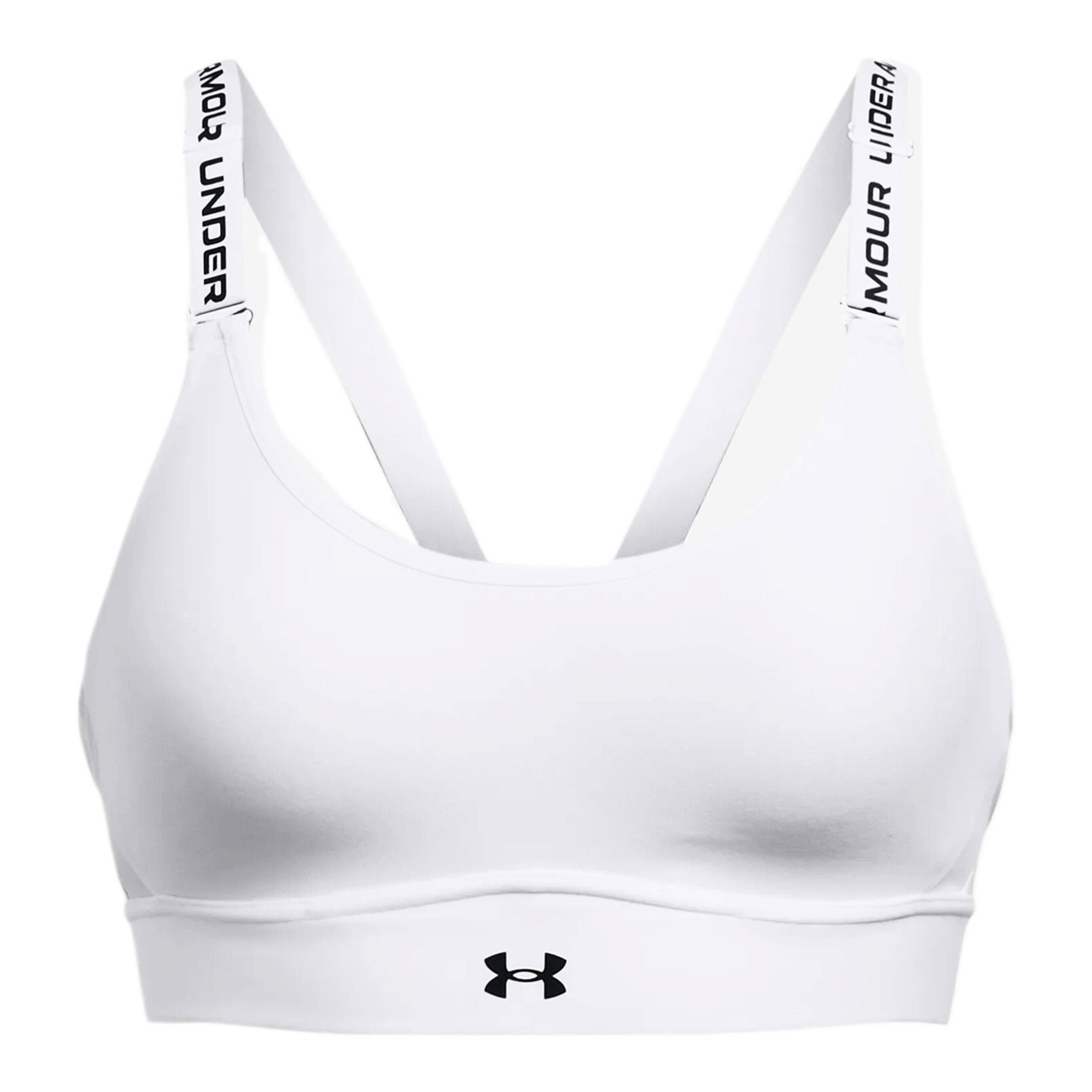 Biustonosz damski Under Armour Infinity Mid 2.0 Bra White L D-DD