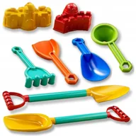 Zabawki do piasku - Zabawki Do Piasku Piaskownicy Zestaw Sito Lopata Lopatka Foremki Wiaderko - miniaturka - grafika 1