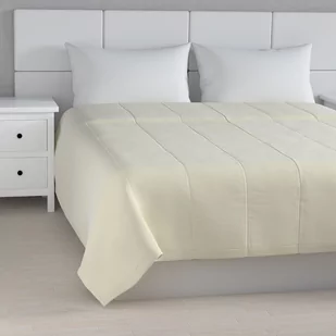 Dekoria Narzuta pikowana w pasy Velvet 260 x 240 cm śmietankowa biel szer.260 × dł.240 cm Velvet Narzuta pikowana w pasy Velvet 260 x 240 cm śmietankowa biel szer.260 × dł.240 cm Velvet - Narzuty - miniaturka - grafika 1