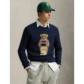Swetry męskie - POLO RALPH LAUREN Lniany sweter Regular Fit - miniaturka - grafika 1