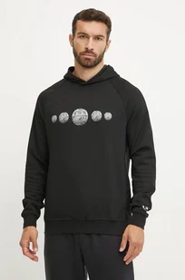 Reebok bluza męska kolor czarny z kapturem z nadrukiem 100205188 - Bluzy męskie - miniaturka - grafika 1