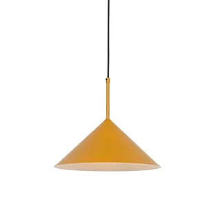 QAZQA Designerska lampa wisząca żółta - Triangolo - Lampy sufitowe - miniaturka - grafika 1