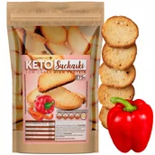 Pieczywo chrupkie - Keto chleb Sucharki mini o smaku ostrej papryki produkty dieta slim - miniaturka - grafika 1