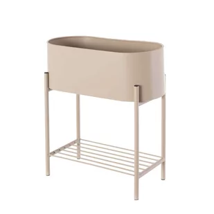 Kwietnik Valery Duo 40x19x45cm beige - Kwietniki - miniaturka - grafika 1