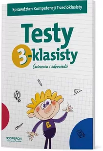 Testy 3-klasisty. Ćwiczenia i odpowiedzi - Materiały pomocnicze dla uczniów - miniaturka - grafika 1