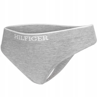 TOMMY HILFIGER STRINGI DAMSKIE MAJTKI 1P THONG SZARE r.XS - Majtki damskie - miniaturka - grafika 1