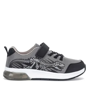 Sneakersy Action Boy AVO-2818-005 Szary - Buty dla chłopców - miniaturka - grafika 1