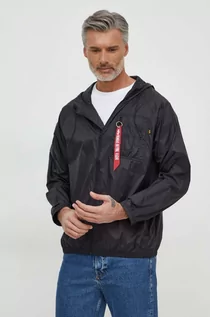 Kurtki męskie - Alpha Industries kurtka męska kolor czarny przejściowa - grafika 1