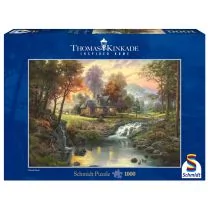 Schmidt Puzzle Thomas Kinkade Górskie zacisze 1000 - Puzzle - miniaturka - grafika 1