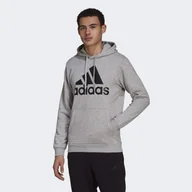 Bluzy sportowe damskie - Bluza z kapturem adidas Essentials Fleece Big Logo, Mężczyźni - miniaturka - grafika 1