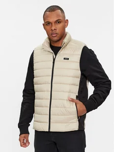 Calvin Klein Kamizelka K10K108292 Beżowy Regular Fit - Kamizelki męskie - miniaturka - grafika 1