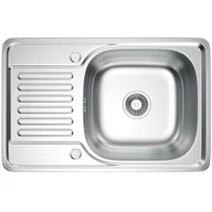 Zlewozmywaki - Zlewozmywak stalowy Kernau KSS M 4566 1B1D Satin - miniaturka - grafika 1