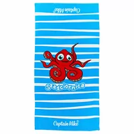 Ręczniki - Szybkoschnący Ręcznik Plażowy 70X140 Duży Captain Mike - miniaturka - grafika 1
