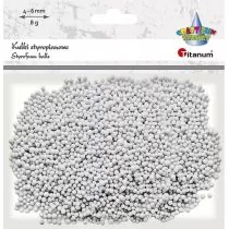 Hasta Ozdoba dekoracyjna Kulki Styropian biały 5mm 8g Pbh - Wielkanoc - miniaturka - grafika 1