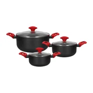 Zestawy garnków i patelni - Zestaw garnków Zwieger Carmina, 6 elementów, aluminium - miniaturka - grafika 1