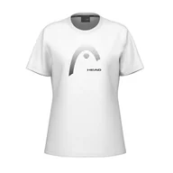 Koszulki i topy damskie - HEAD Lara T-shirt damski, biały - miniaturka - grafika 1