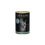 Mokra karma dla kotów - Cats Love Fisch - ryby z olejem z krokosza i pietruszką 400 g - miniaturka - grafika 1