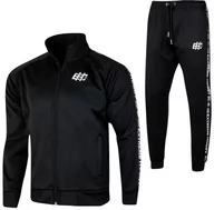 Bluzy sportowe męskie - Dres Sportowy Extreme Hobby Style 2022 Komplet Black White - miniaturka - grafika 1