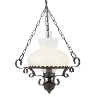 Lampy sufitowe - Searchlight OIL LANTERN - lampa wisząca o antycznym uroku - miniaturka - grafika 1