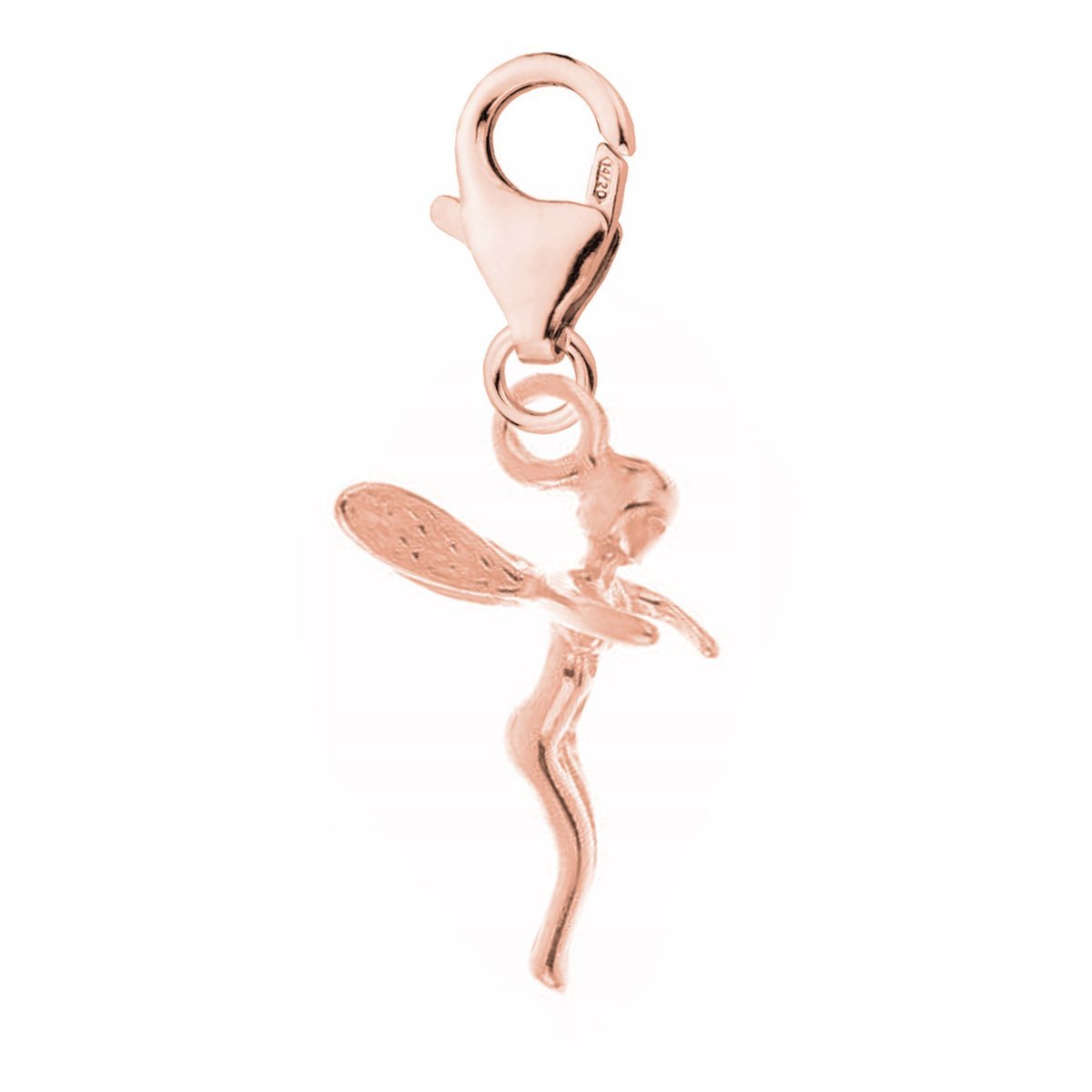 Zawieszka Leśna Wróżka różowe złoto srebro 925