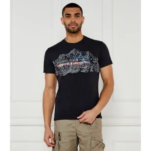 Napapijri T-shirt S-TURIN Regular Fit - Koszulki męskie - miniaturka - grafika 1