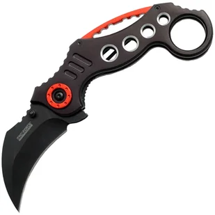 Nóż składany Master Cutlery Tac-Force TF-578BK Karambit - Black/Red - Noże - miniaturka - grafika 1