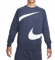 Bluzy męskie - Bluza Sportowa Męska Nike Swoosh DR8995-437 r. M - miniaturka - grafika 1