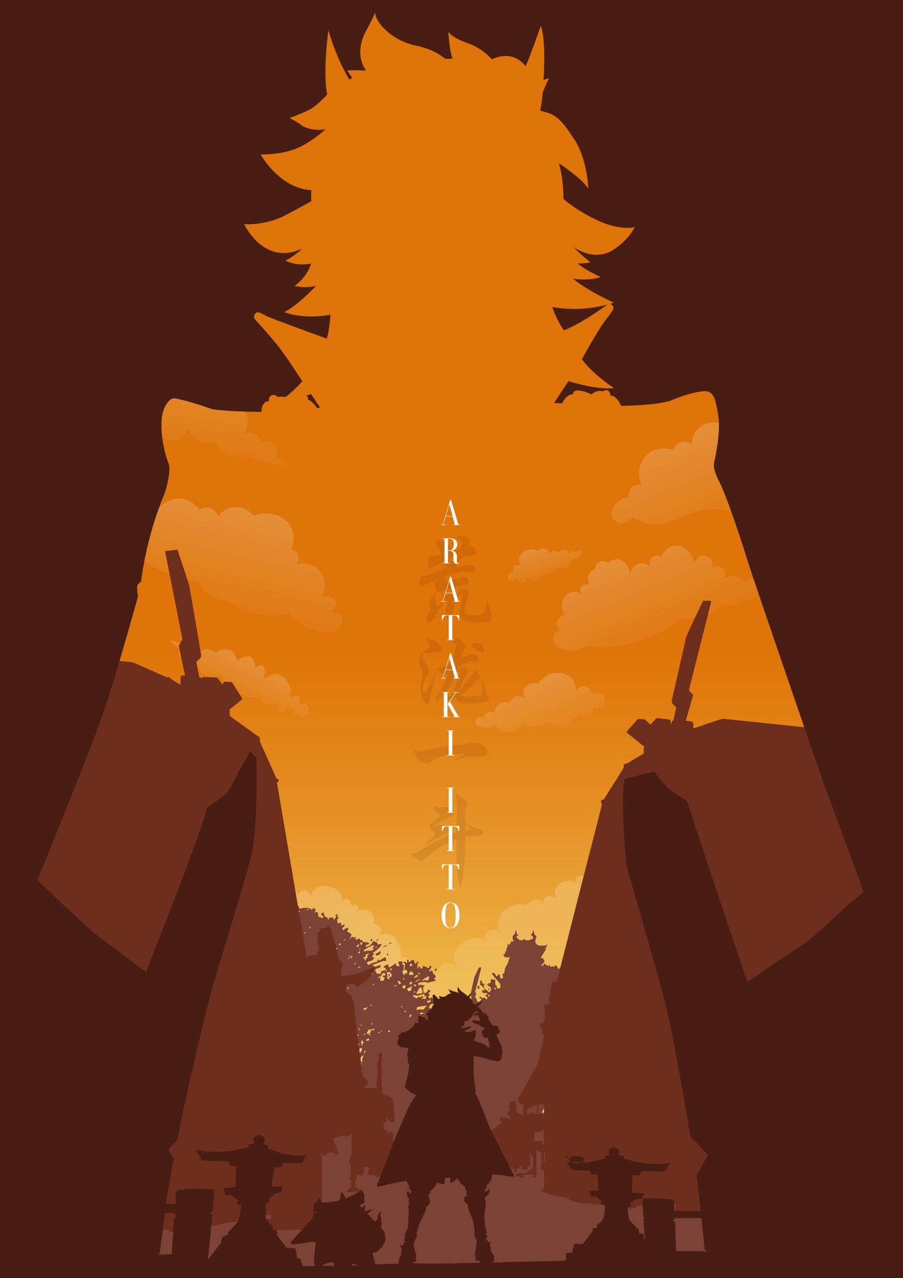 Plakat A1 Genshin Impact Arataki Itto
