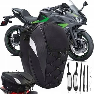 Plecak Na Motor Motocyklowy Na Kask Wodoodporny Torba Sakwa Siedzenie 2w1 - Torebki damskie - miniaturka - grafika 1